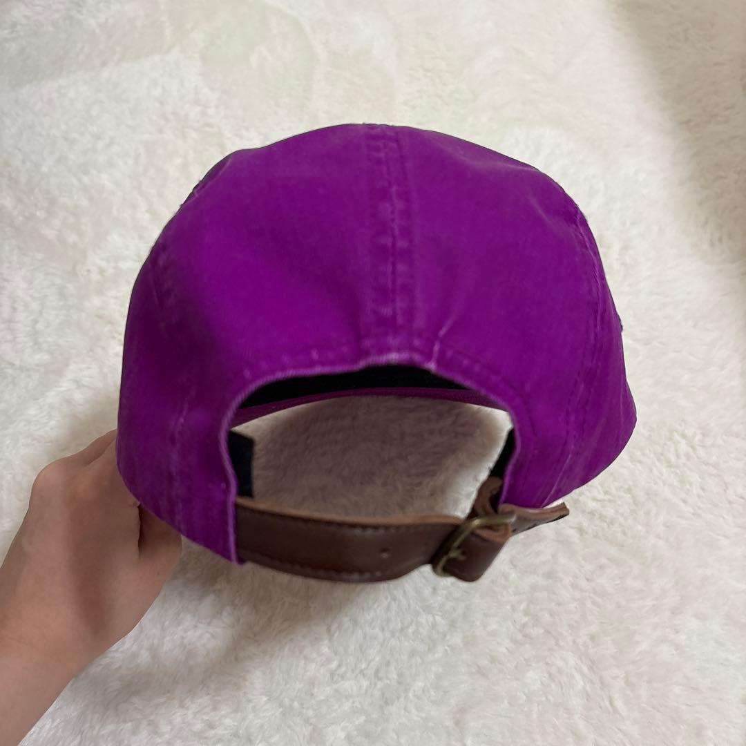 Supreme パープル キャップ