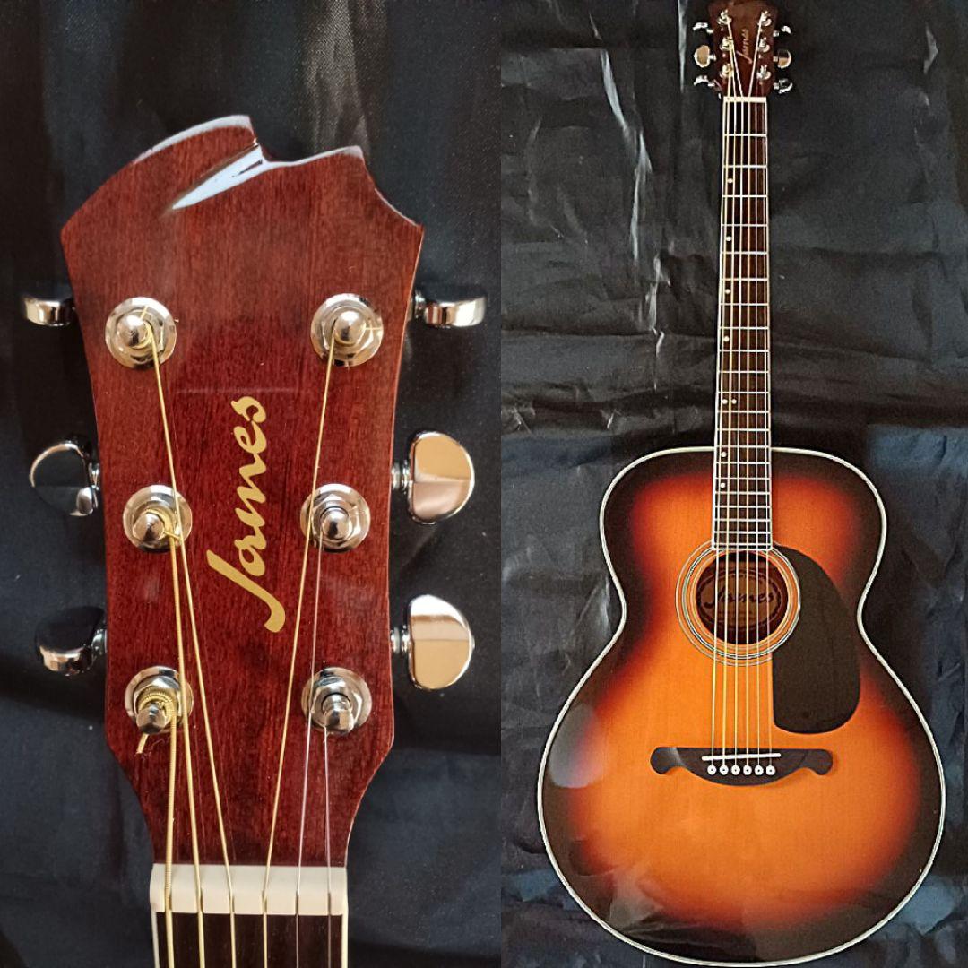 【送料込】【美品】James　島村楽器　トップ単板　整備済