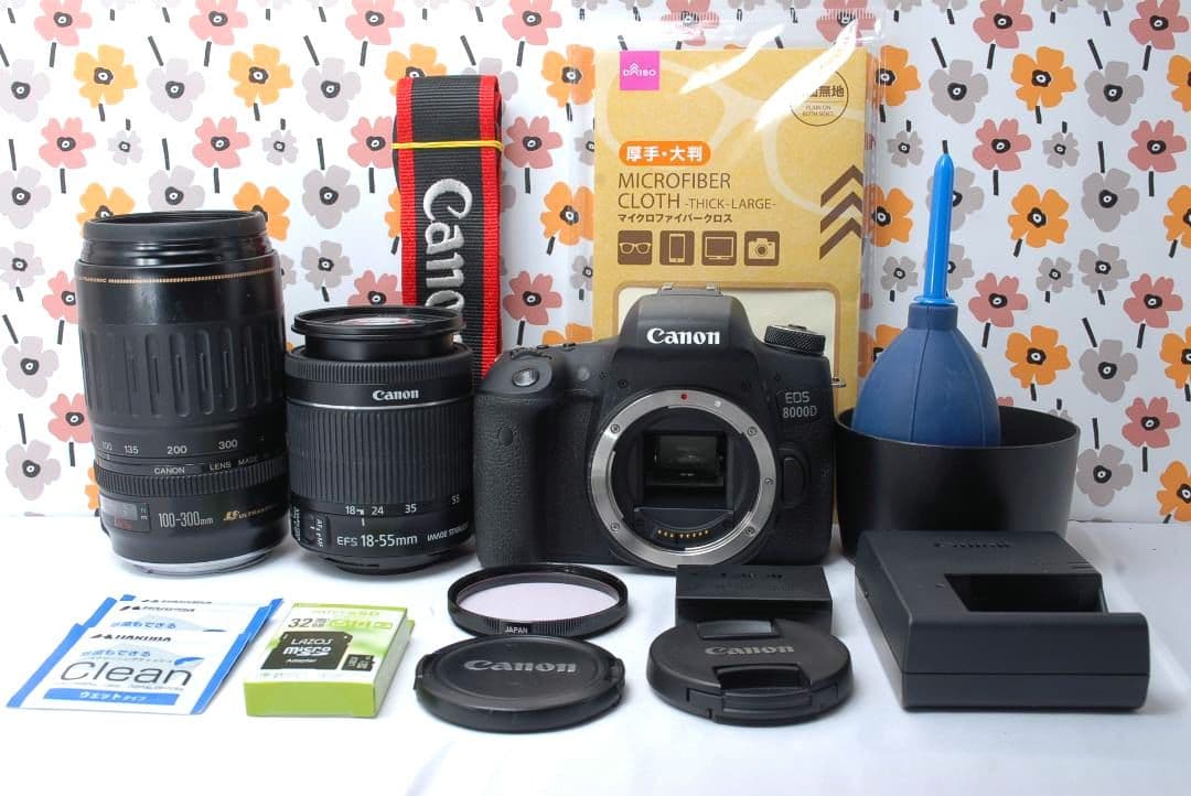 ❤即購入1000円OFF❤Canon 8000D❤超望遠レンズ❤Wi-Fi転送❤