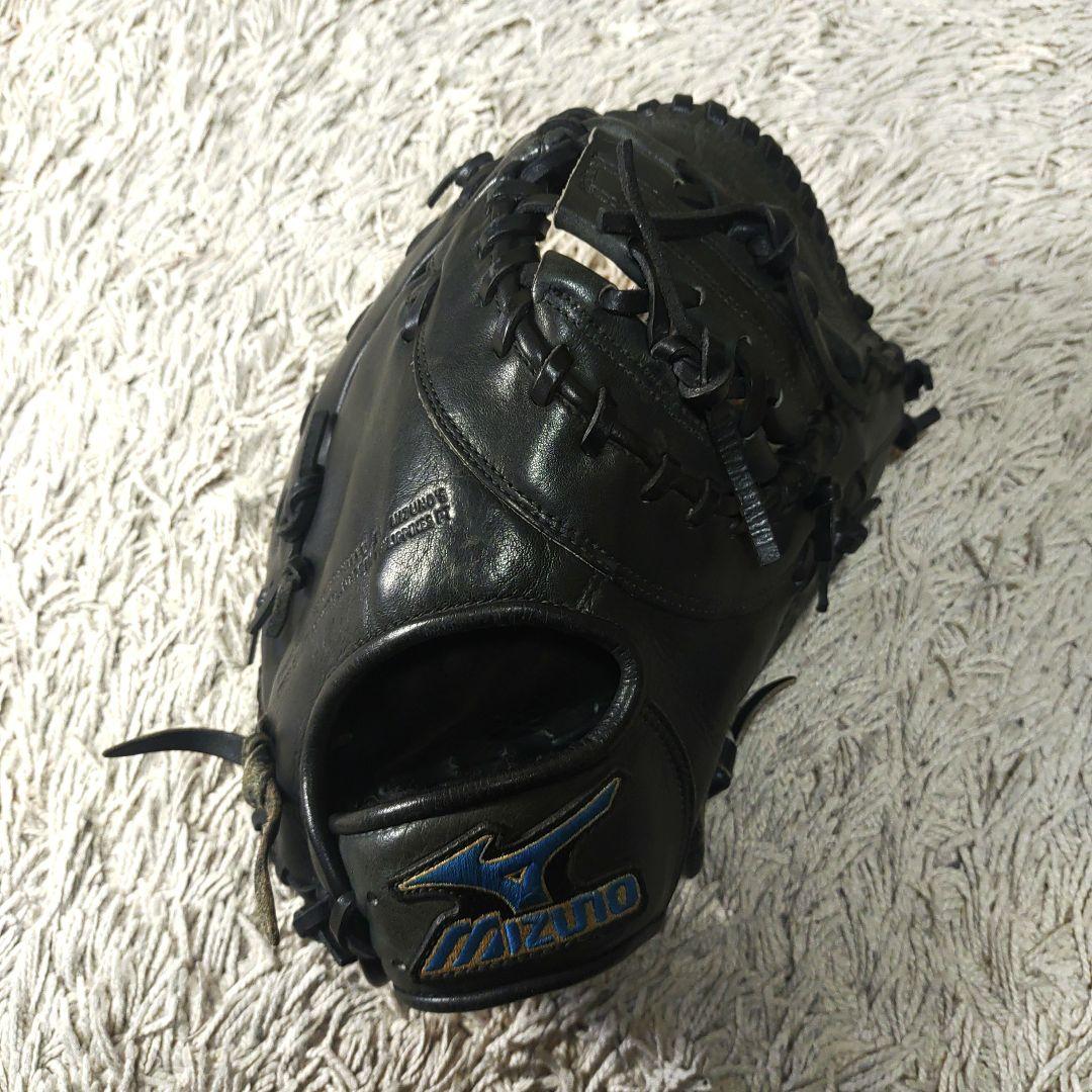 【ファーストミット】mizuno　軟式野球　グローブ　ブラック　一般