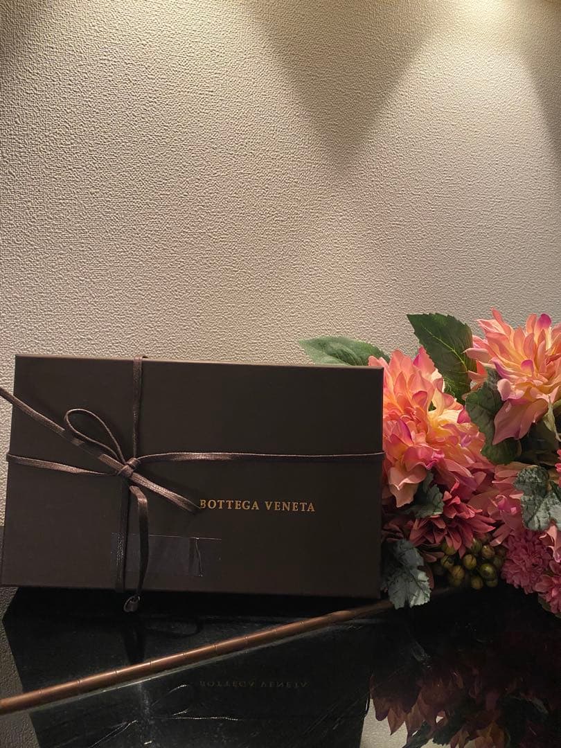 新品未使用 ボッテガヴェネタ ロングウォレット イントレチャート ブラウン