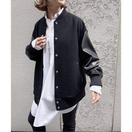 【状態良好】スピック＆スパン スタジアムジャンパー 38