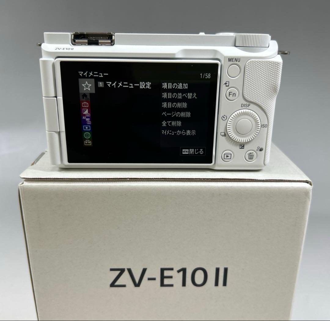 SONY ZV-E10 II デジタル一眼カメラ α ZV-E10M2K