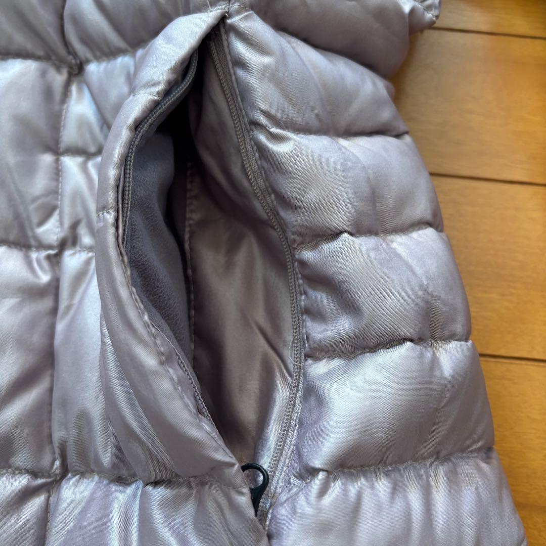 美品！ザノースフェイス フード付きダウンジャケット グレー