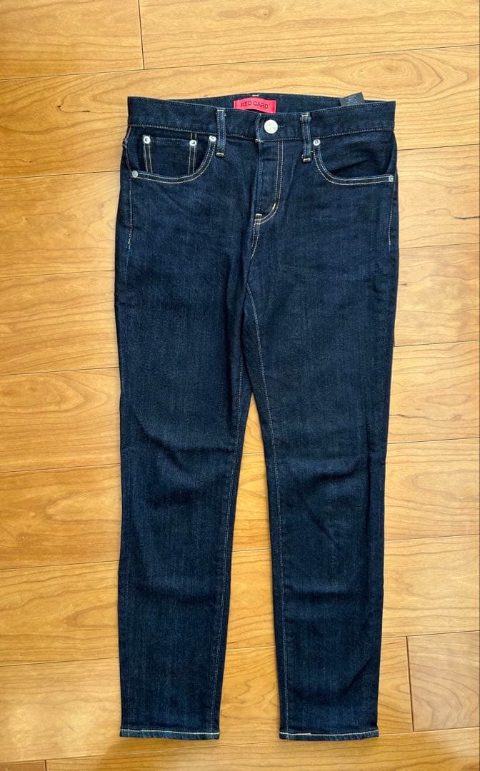 【未使用】濃紺ジーンズ25 レッドカード26403