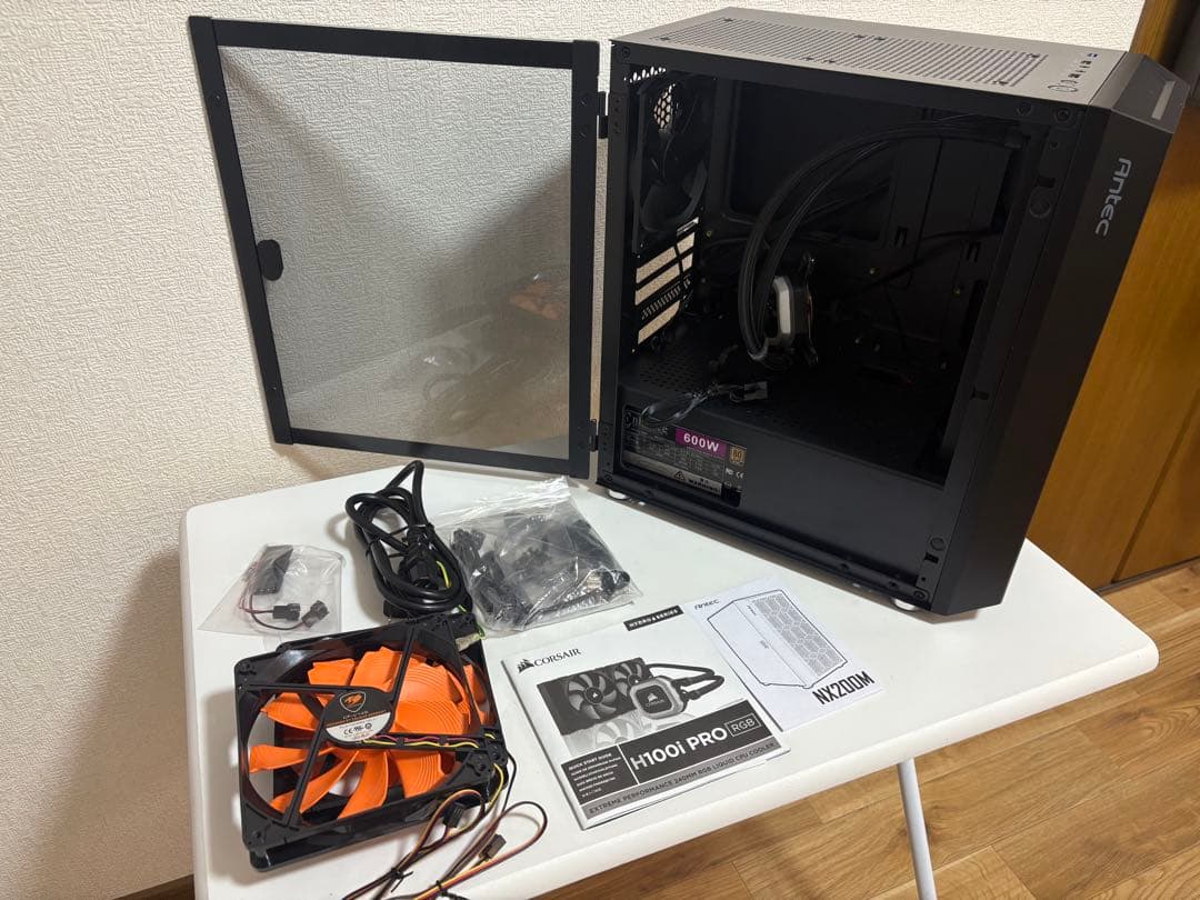 Antec NX200M 電源•簡易水冷クーラー付PCケース（ジャンク）