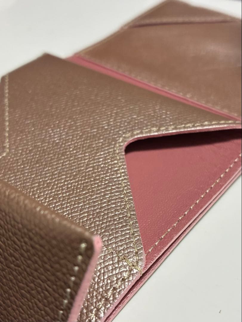 アブラサス薄い財布 プラム 【新品】 ピンクベージュ（プラム）