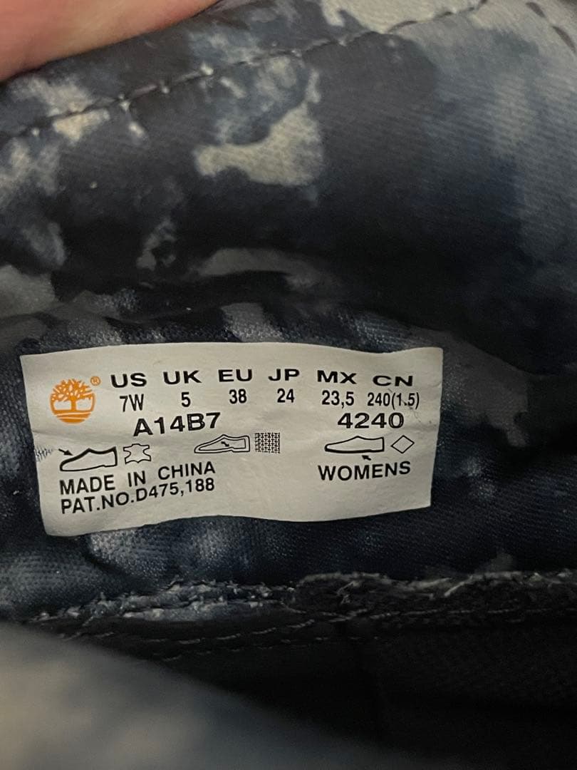 Timberland ティンバーランド 24cm ワークブーツ