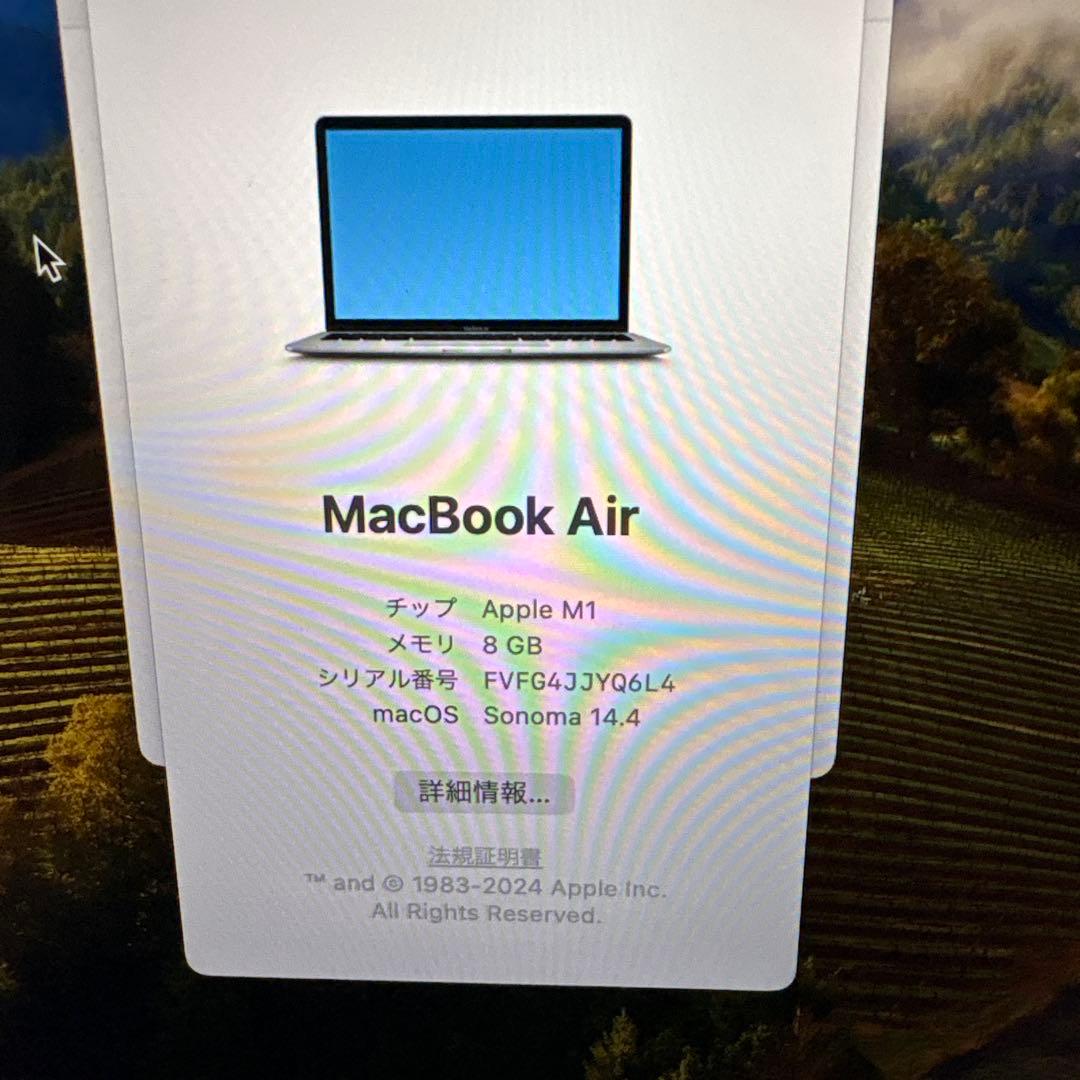 Apple MacBook Air (M1, 8GB) ジャンク