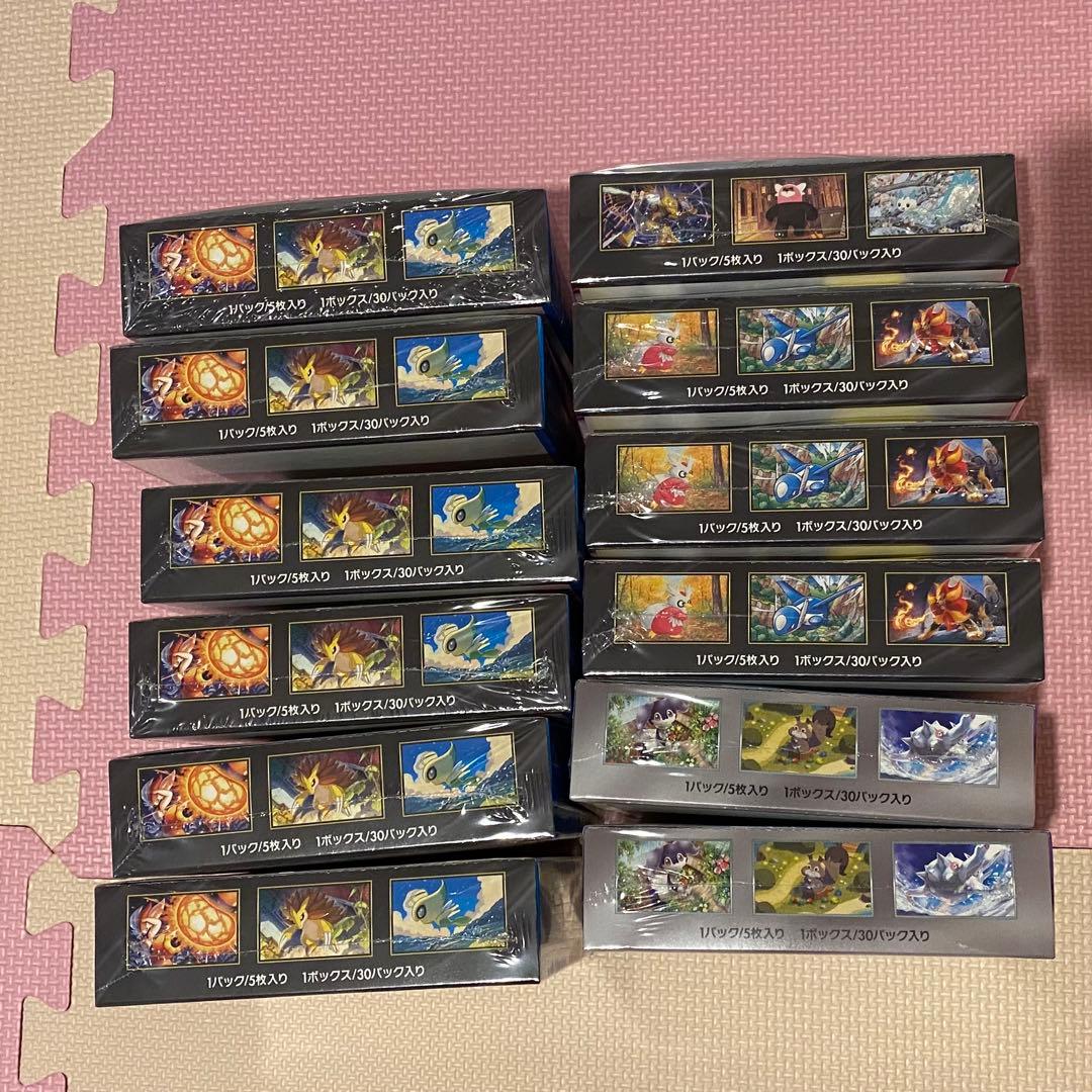 ポケカ　メガブレイブ6BOX メガシンフォニア4BOX バイオレットex2BOX