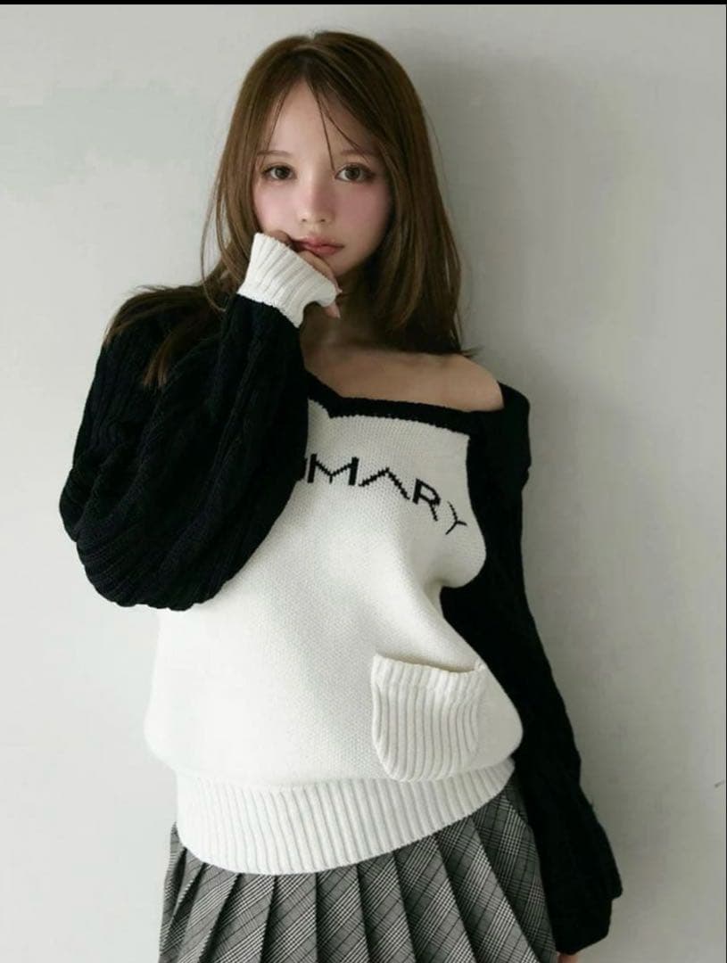 トップス andmary marie knit tops