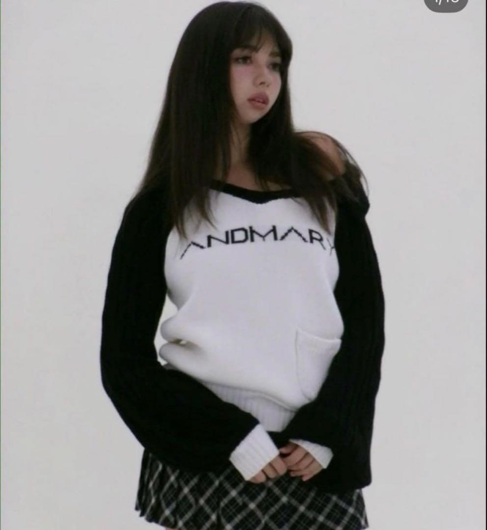 トップス andmary marie knit tops