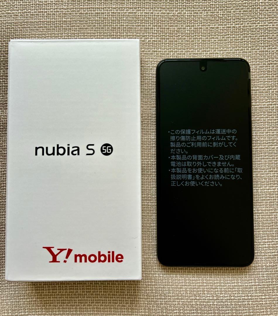 【新品未使用】　nubia S 5G Y!mobile スマホ本体　SIMフリー