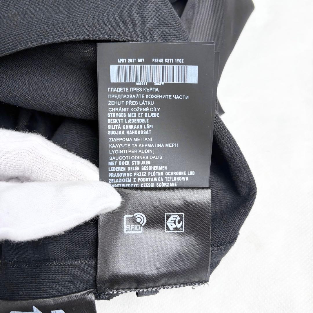 プラダ 2021 コットン リナイロン 切替ワンピース トライアングルロゴ 40