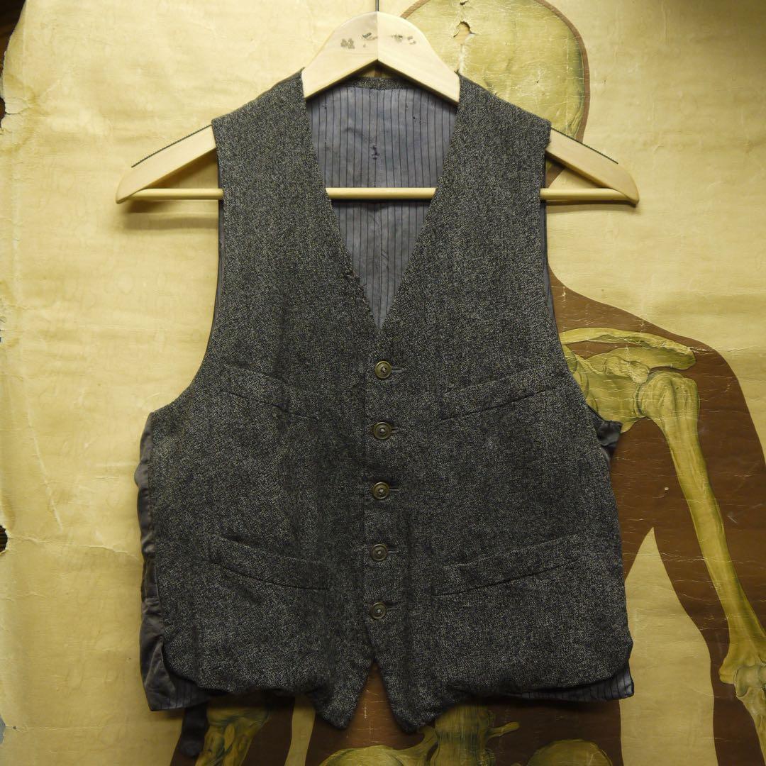 トップス ~1930's Euro Solide Buckle Dyed Vest