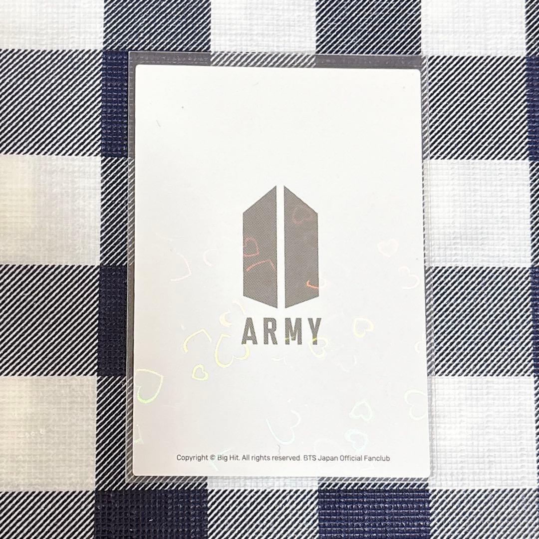 BTS FC更新特典トレカ ジン