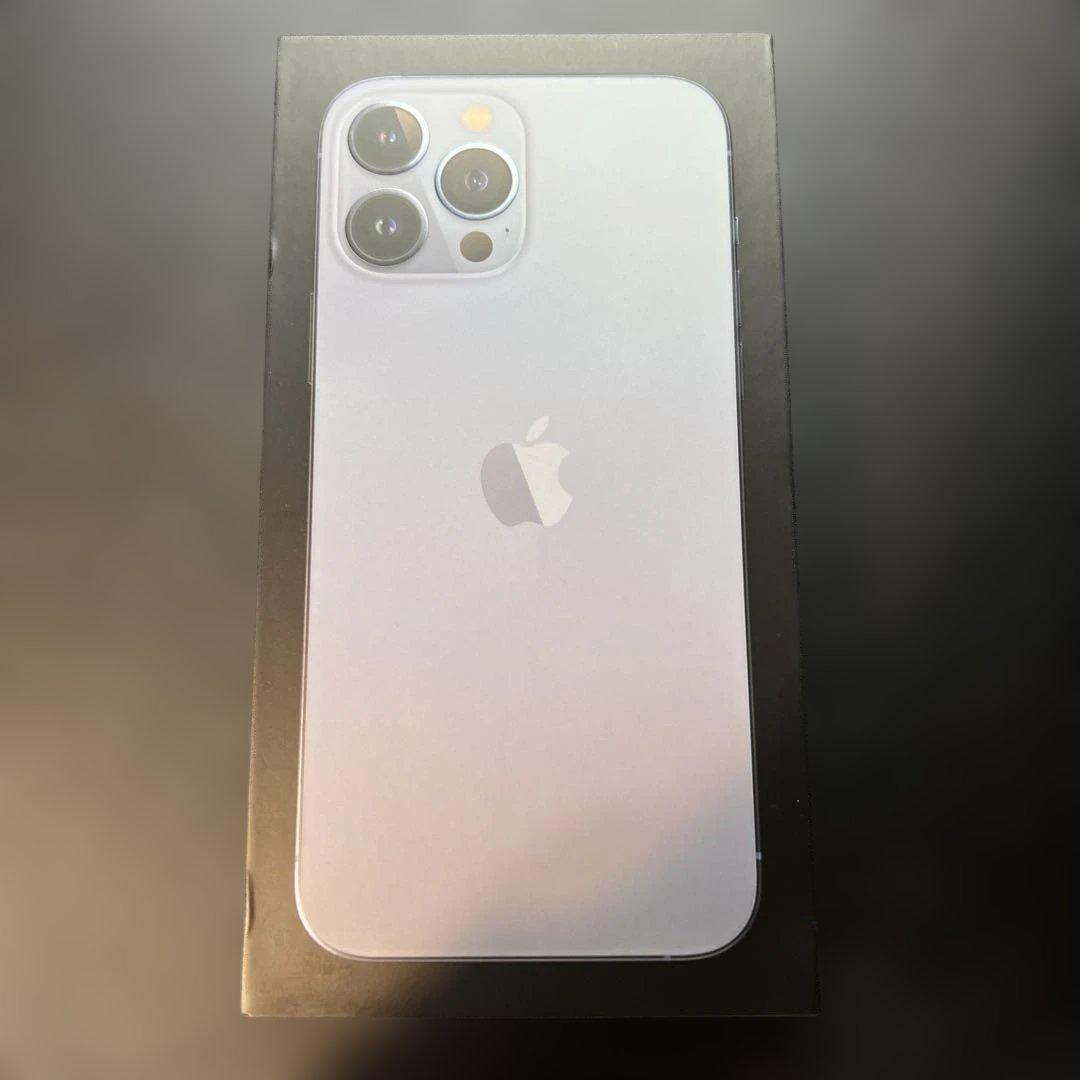 値下げ❗️美品✨iPhone13 Pro Max 128GB シエラブルー　箱あり