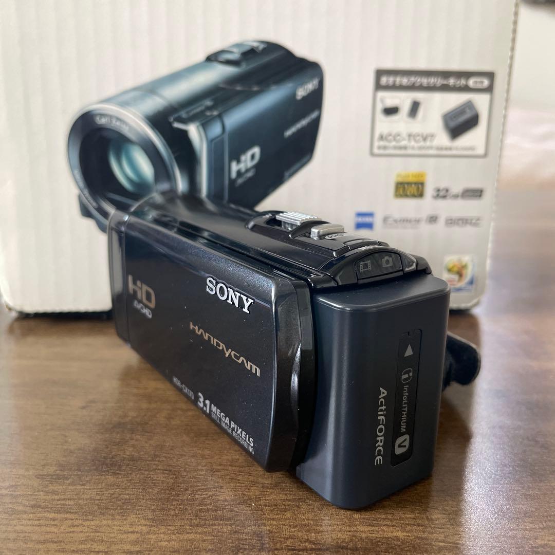 【美品】ソニー HDR-CX170 ブラック ハンディカムビデオカメラ