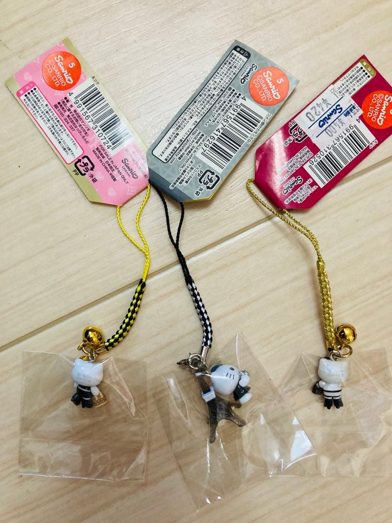 キティ　ご当地　根付け　新宿　六本木　東京タワー　キーホルダー