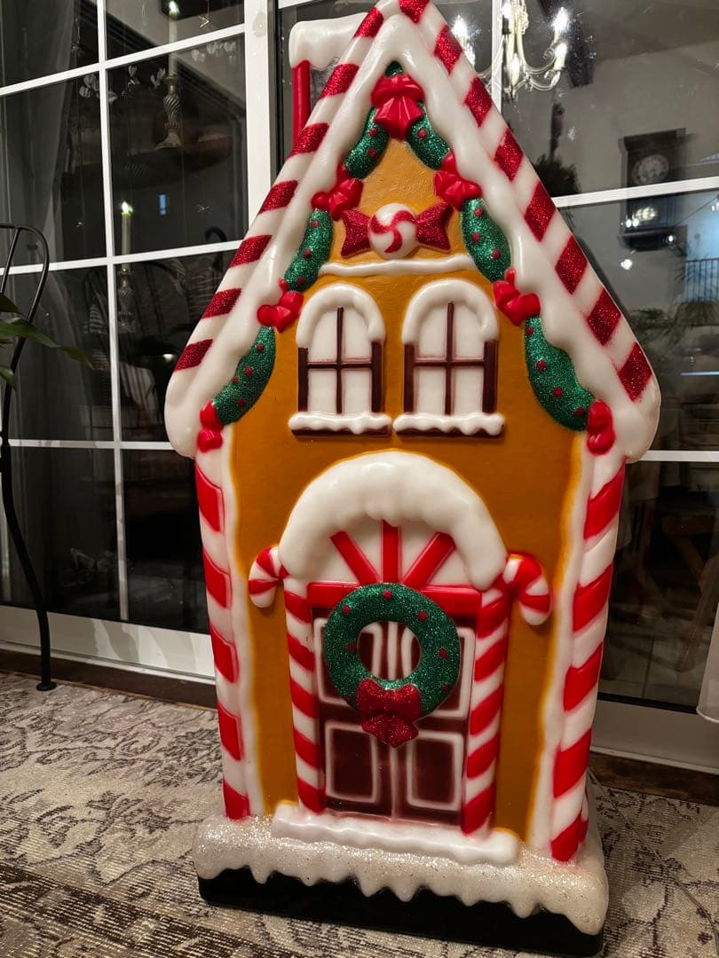 LEDブローライト　キャンディーハウス　お菓子のお家　クリスマスイルミネーション