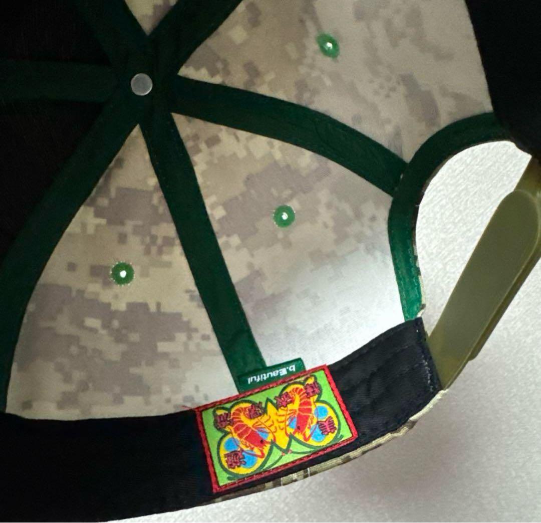 b.Eautiful 24aw b.E Hat キャップ デジカモ 迷彩