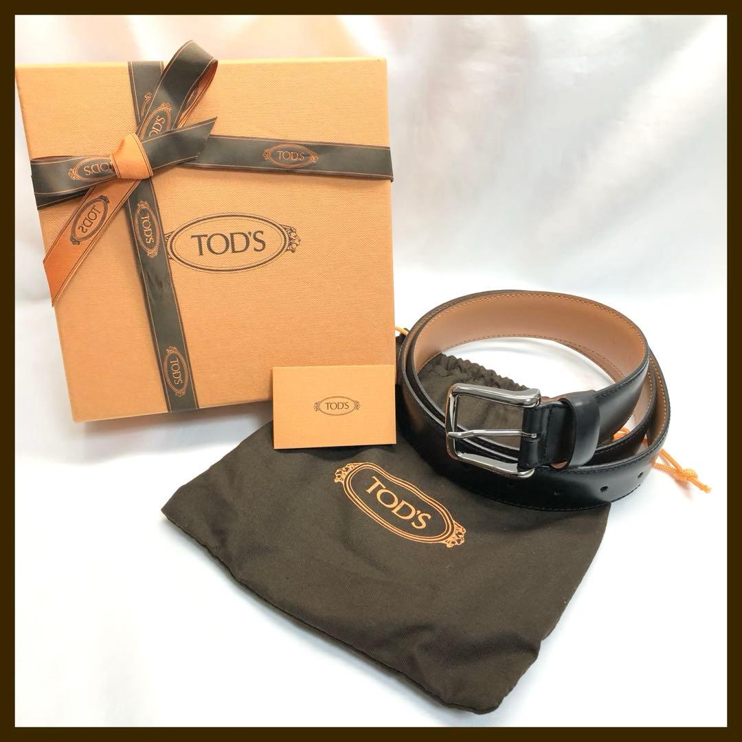 【現行品✨美品】　TOD'S トッズ ベルト ブラック　メンズ　表記95