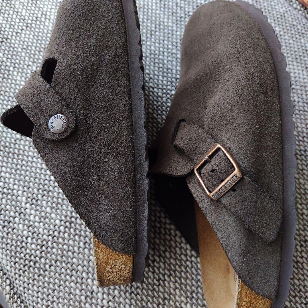 BIRKENSTOCK ビリケンシュトック　スエード　ボストン 39 モカ