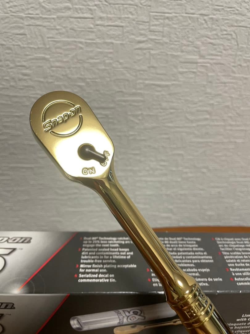 300本限定！超レア物！Snap-on 95周年記念 ラチェット ゴールド