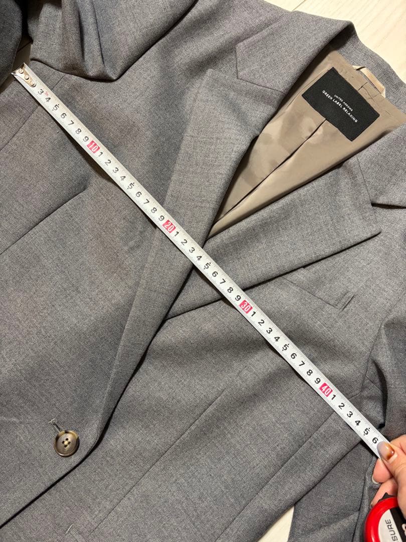 グレー　スーツセット　green label relaxing