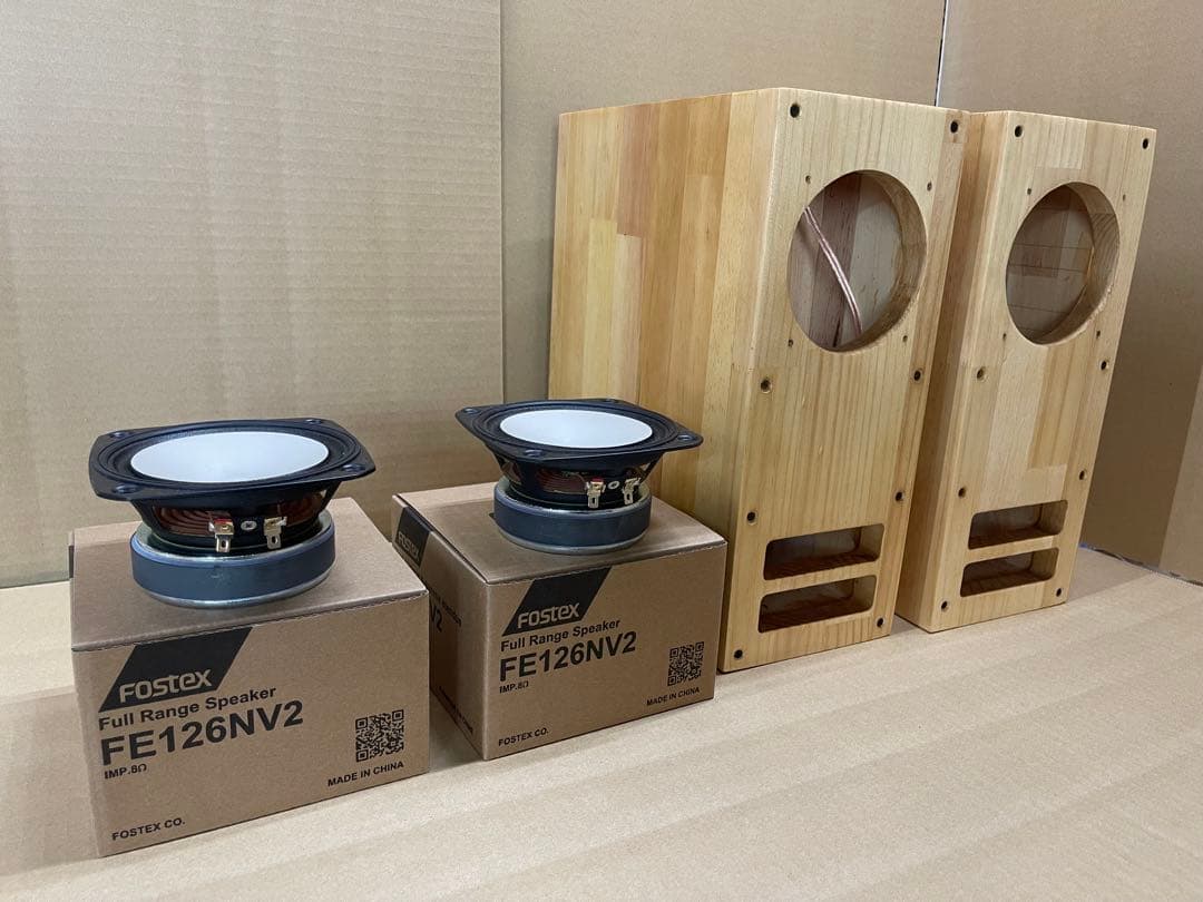 FOSTEX FE126NV2 搭載バックロードスピーカー　自作
