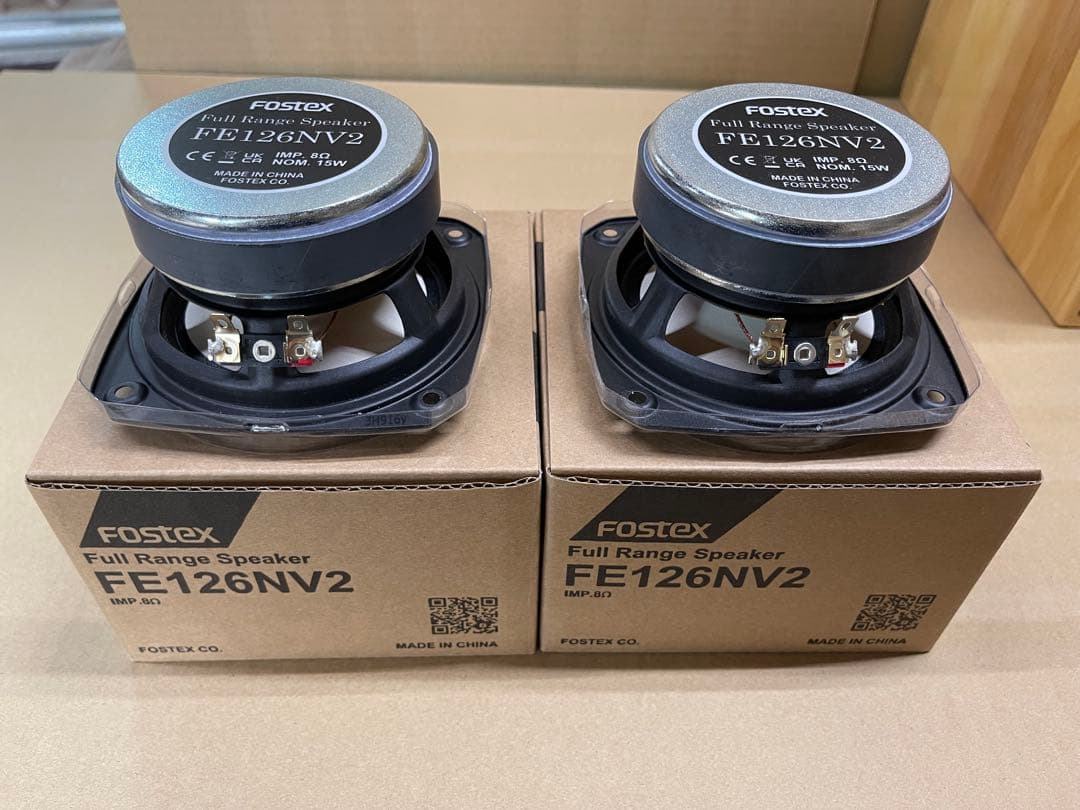 FOSTEX FE126NV2 搭載バックロードスピーカー　自作