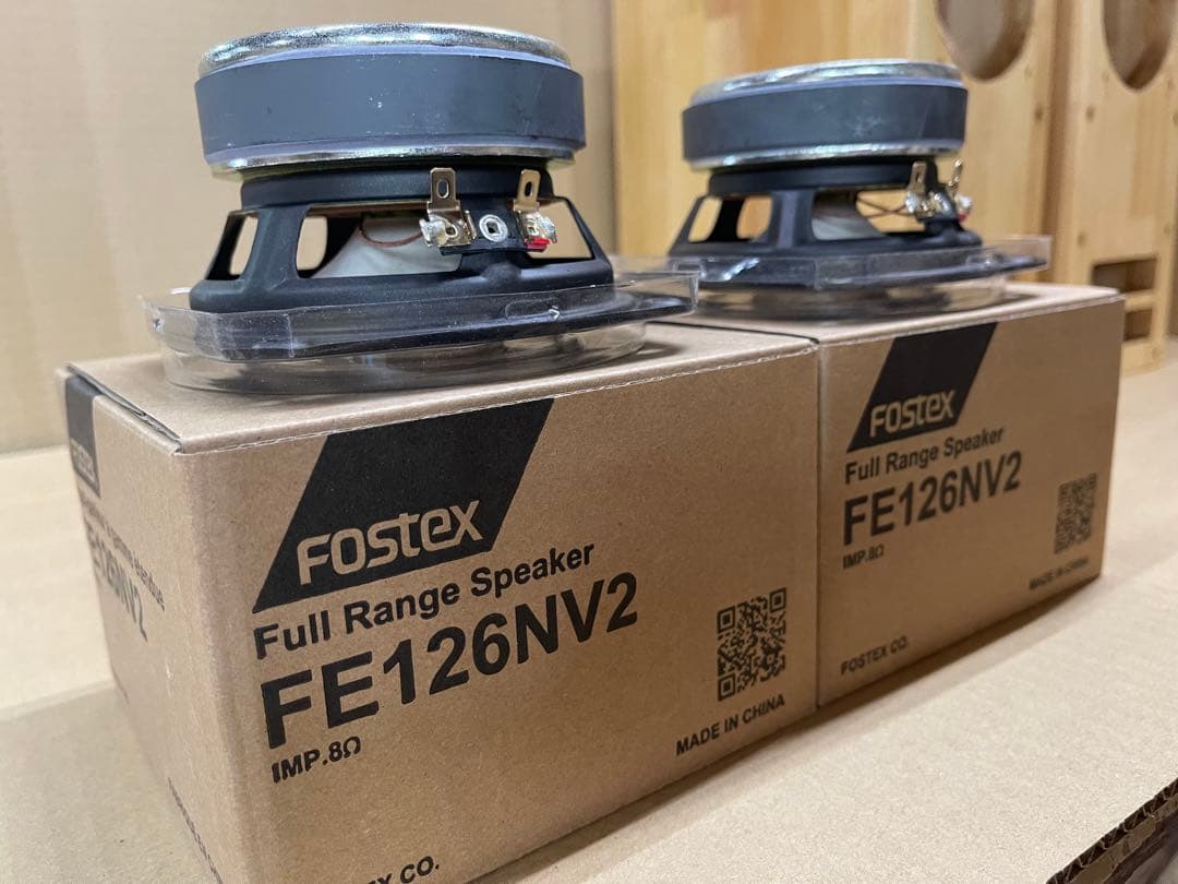 FOSTEX FE126NV2 搭載バックロードスピーカー　自作