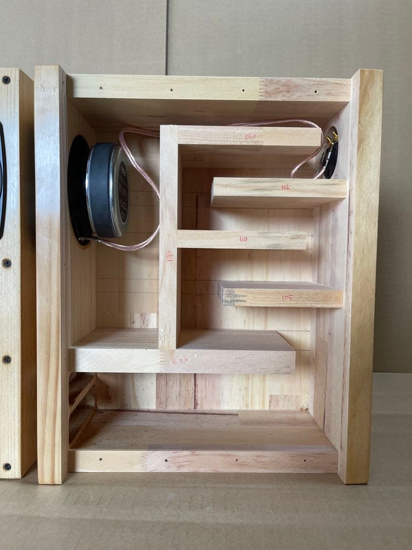 FOSTEX FE126NV2 搭載バックロードスピーカー　自作