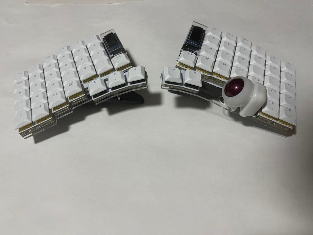 keyball 61 ランディング　フルセット