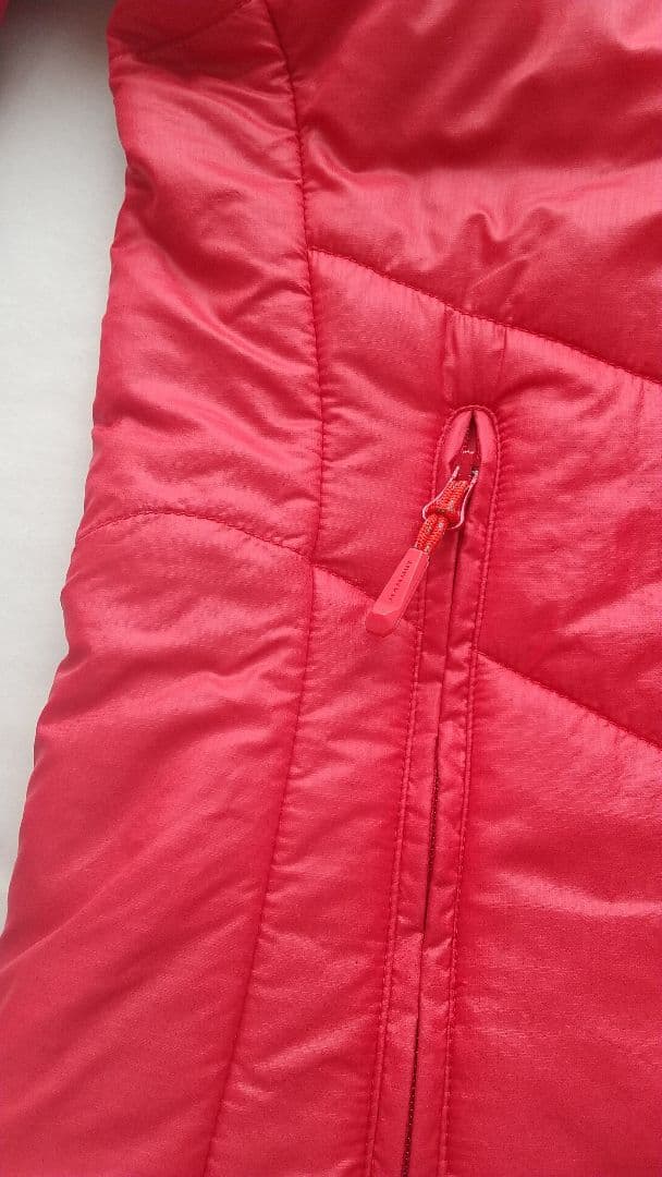 MAMMUT マムート フード付きダウンジャケット レディース レッド