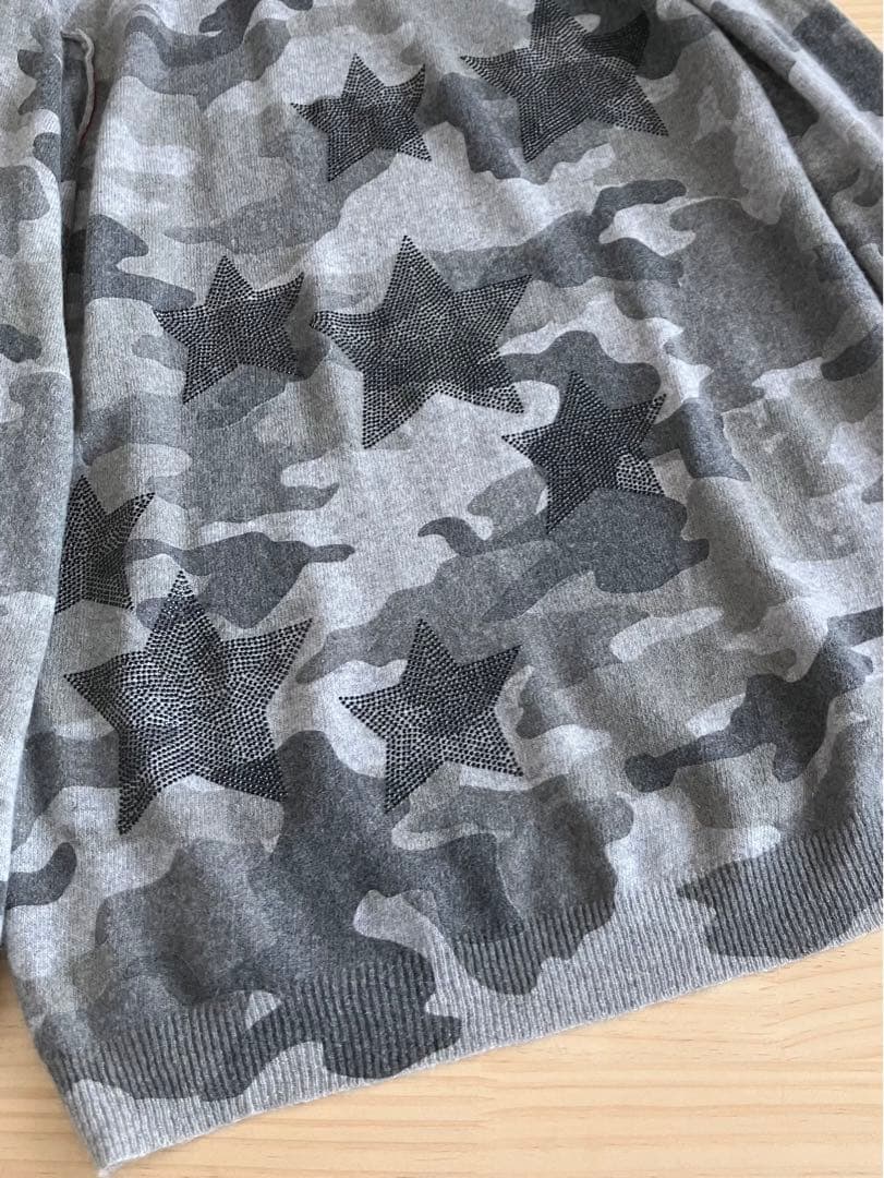 美品 イタリア製 カシミア 100% BRAND UNIQUE 星 スター