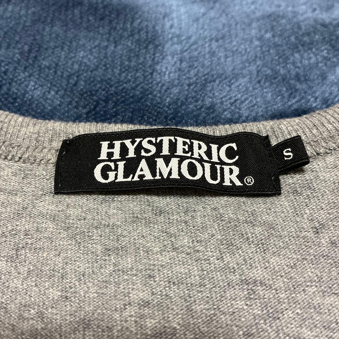【ジンティエン】HYSTERIC GLAMOUR グレー トレーナー