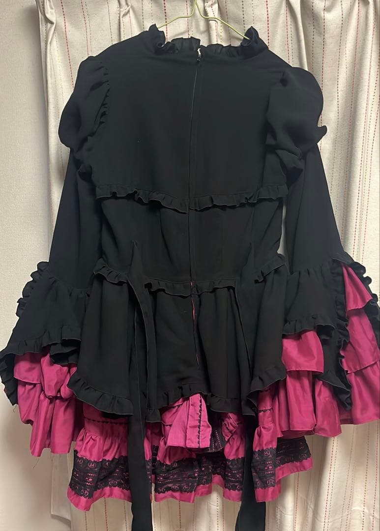 MARBLE 配色切り替えデコラティブドレスワンピース