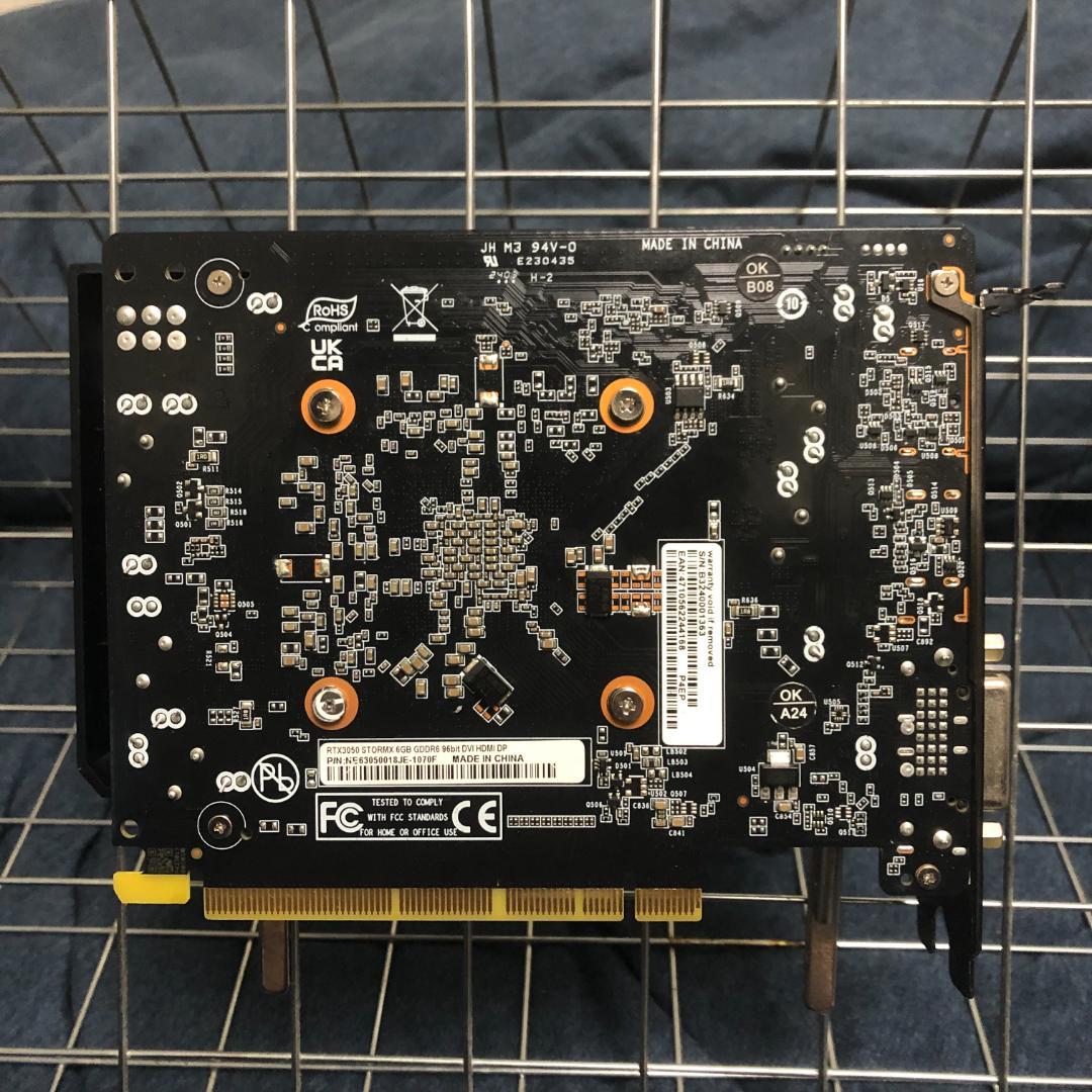 グラフィックボード・グラボ・ビデオカード PALIT NVIDIA GeForce RTX 3050 StormX 6GB