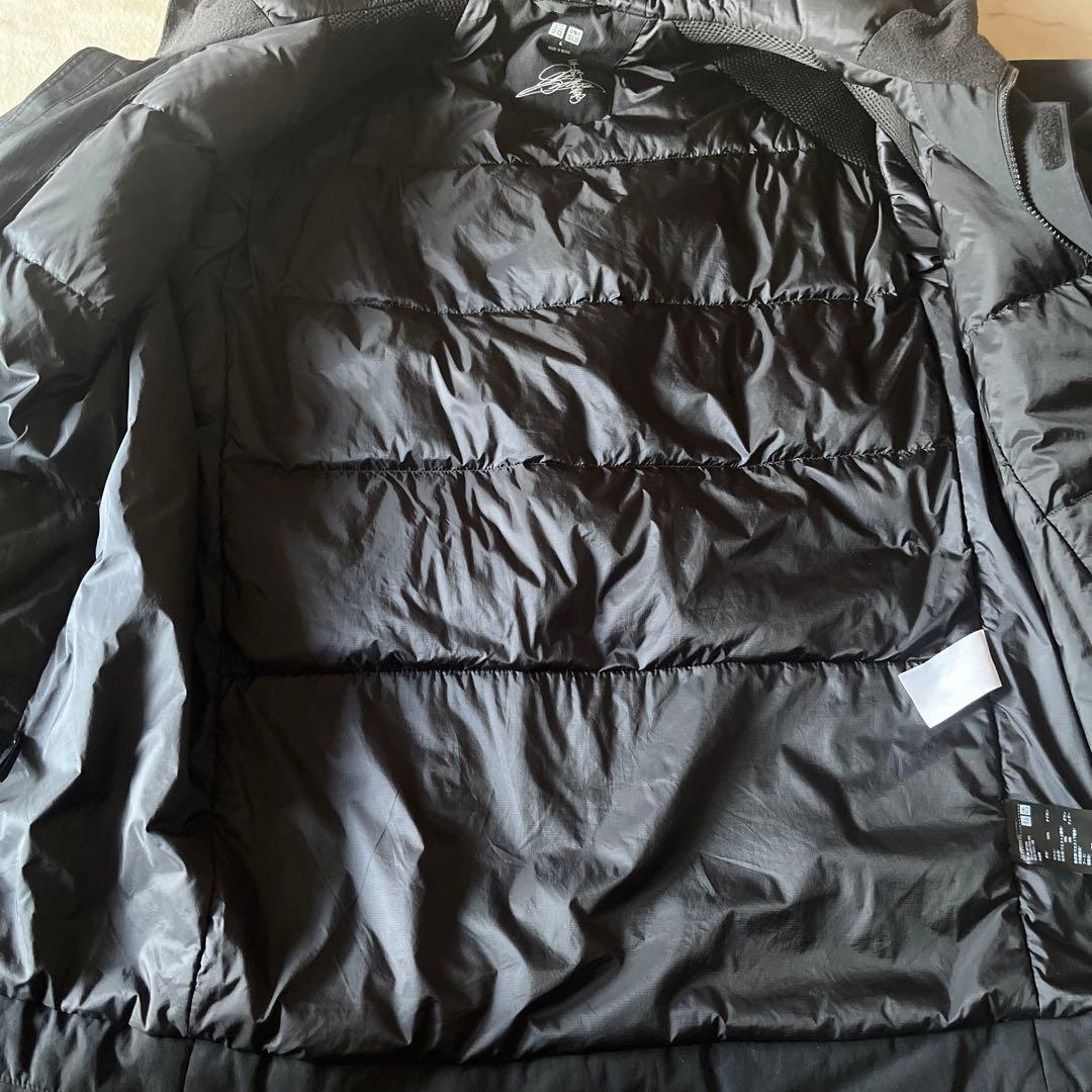 ユニクロ ハイブリッドダウン スノーボードウェア L 平野歩夢 ブラック