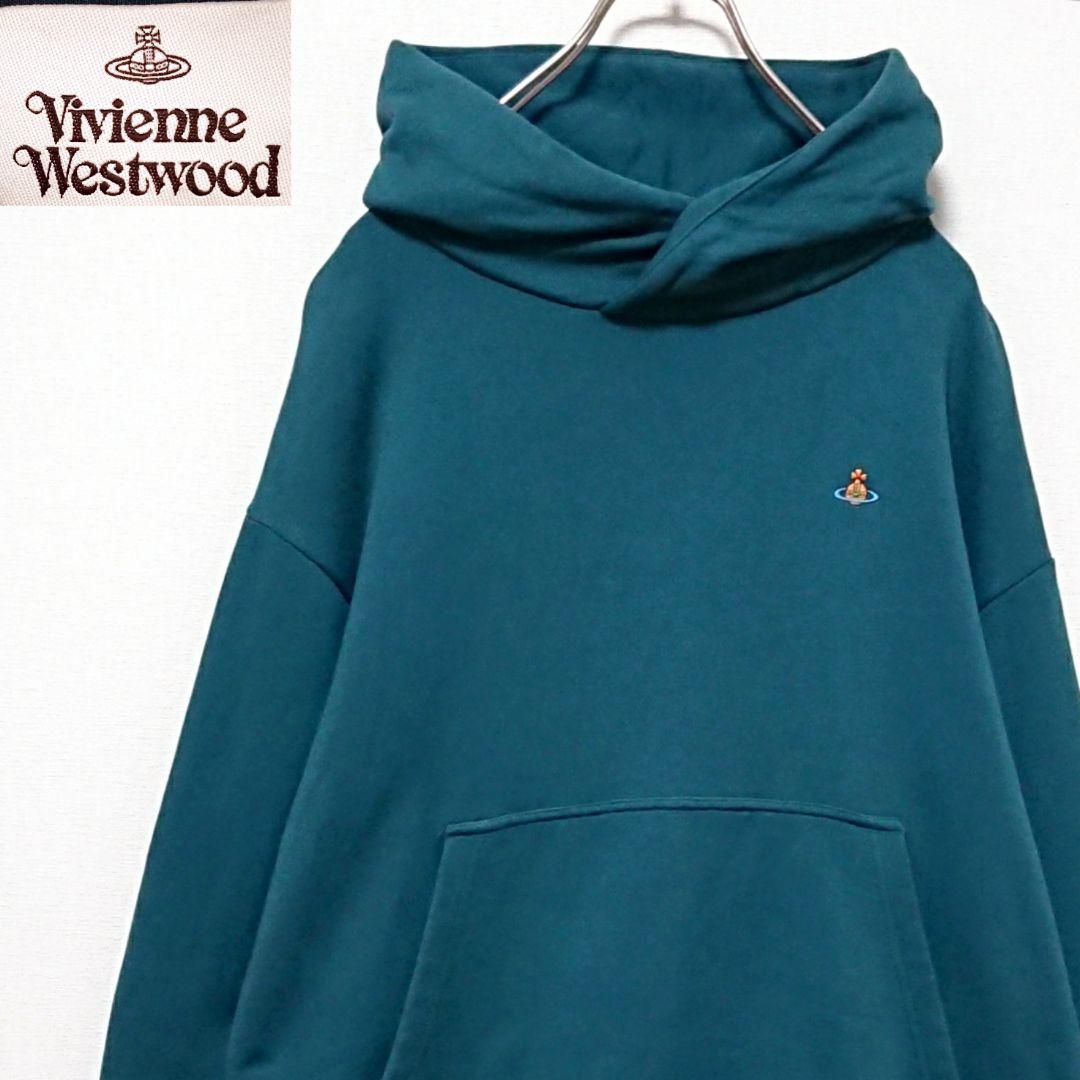 希少 ヴィヴィアン ウエストウッド オーブ 刺繍 ロゴ プルオーバー パーカー
