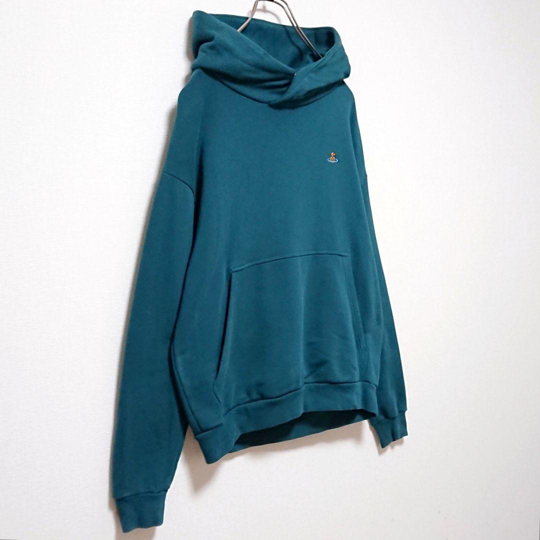 希少 ヴィヴィアン ウエストウッド オーブ 刺繍 ロゴ プルオーバー パーカー