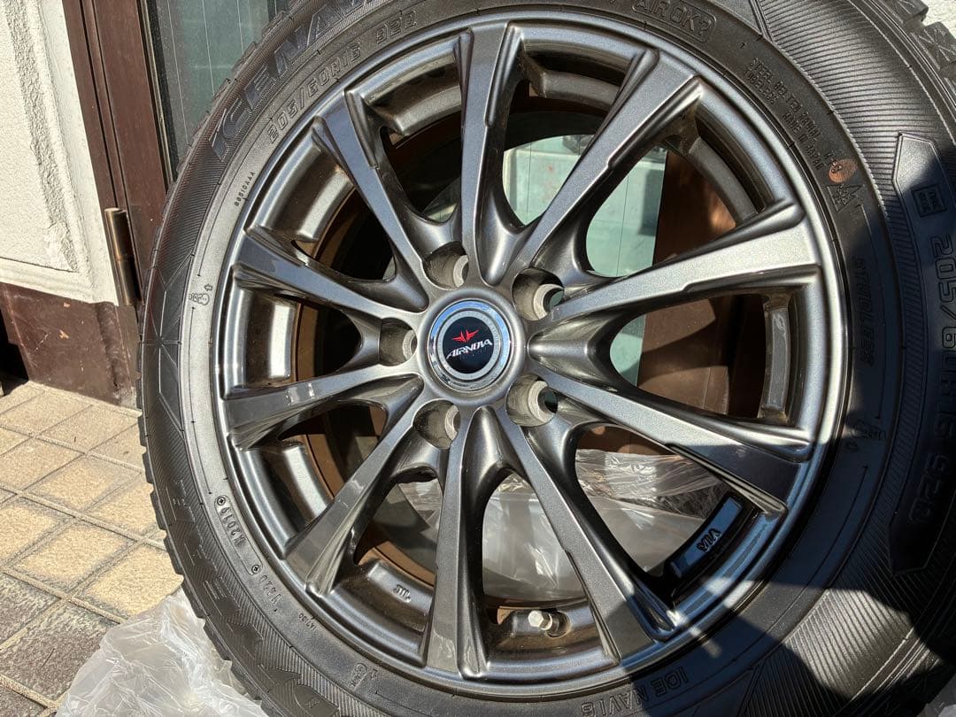 AIRNOVA ホイール付き　スタッドレスタイヤ　4本セット　16インチ