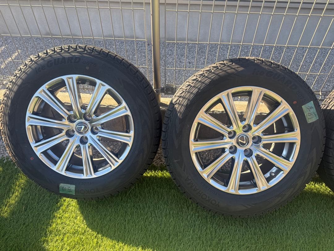 レクサス　17インチ　スタッドレスタイヤ　センサー付き　225/65R17