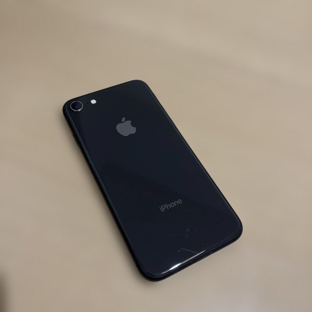 ■箱あり｜SIMフリー■ iPhone8 ブラック 64G