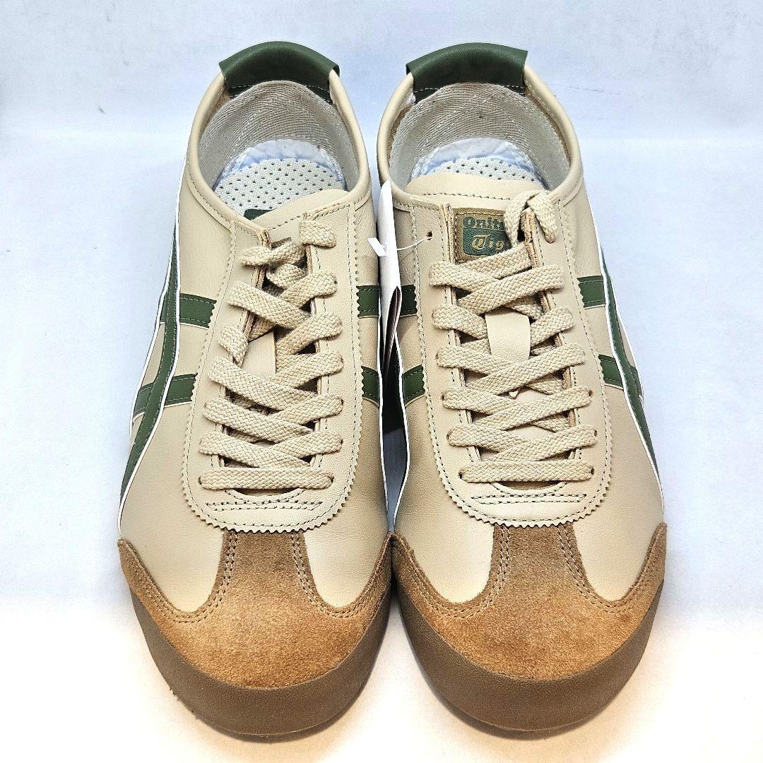 新品 オニツカタイガー MEXICO 66 1183C102 ベージュグリーン