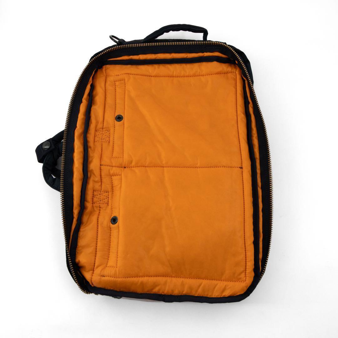 A085【ポーター／タンカー】ブリーフケース　ビジネスバッグ　リュック　ブルー