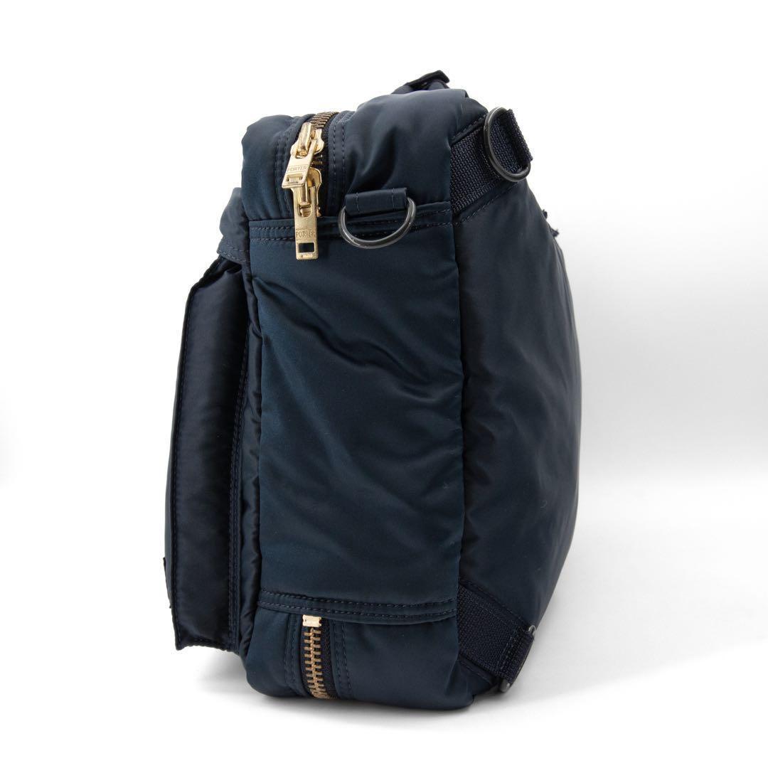 A085【ポーター／タンカー】ブリーフケース　ビジネスバッグ　リュック　ブルー