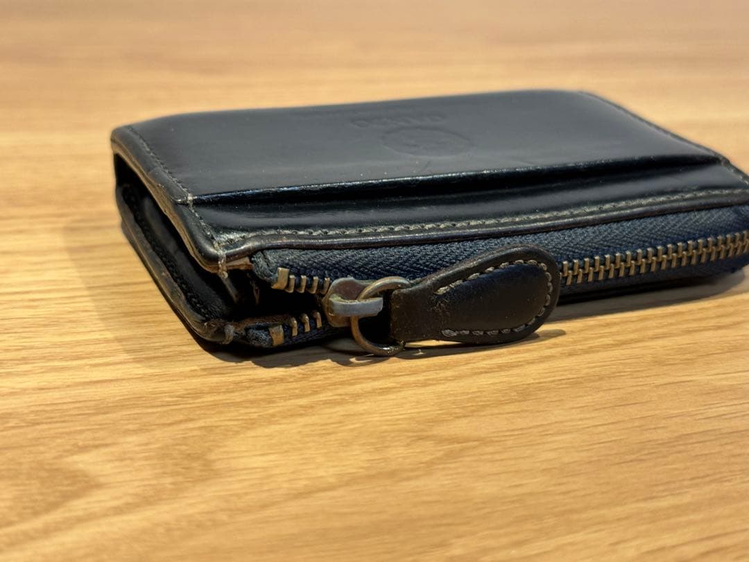 GANZO 艶あり ブラック　本革レザー ケース