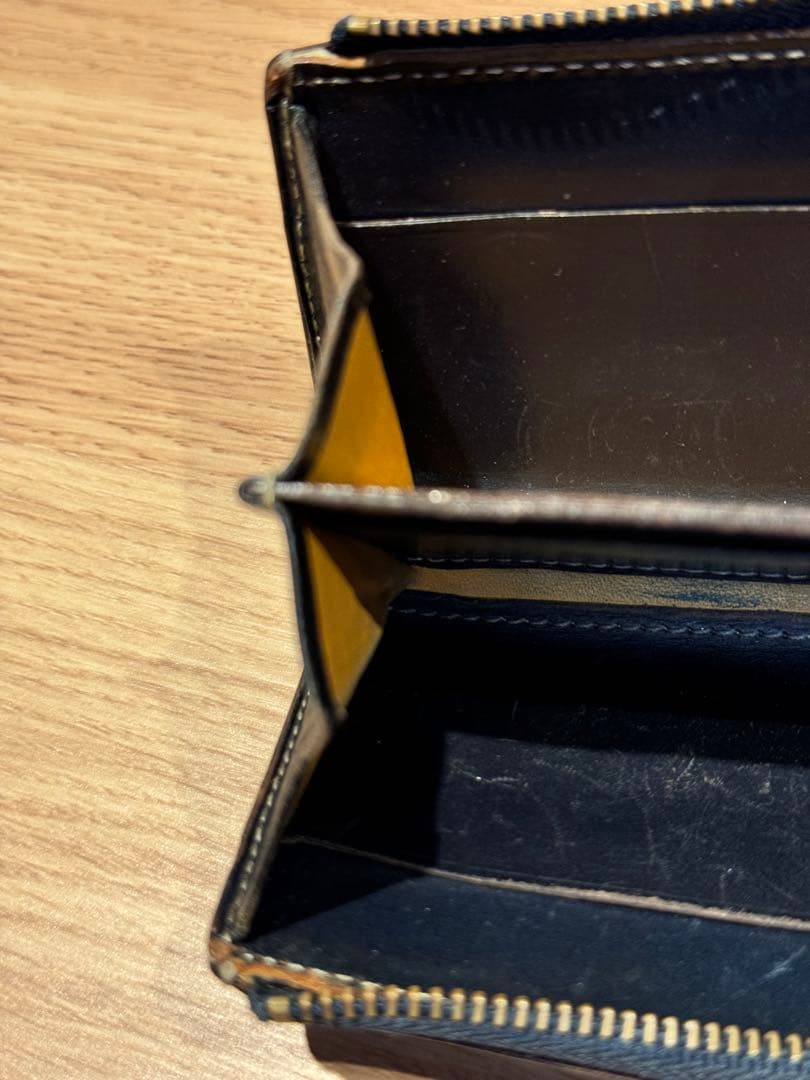 GANZO 艶あり ブラック　本革レザー ケース